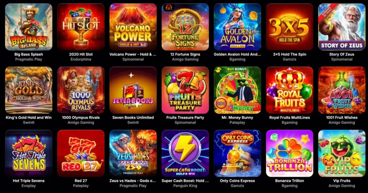 Spiele bei NV Casino